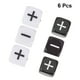 thumbnail image 2 of Dados de 6 caras en blanco y negro, signo menos, signo más, dados para contar dados para fiesta, accesorios de juego de Bar (blanco y negro), 6 uds., 2 of 7