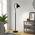 thumbnail image 4 of Henn&Hart 11" Blackened Bronze Metal Floor Lamp, 4 of 12