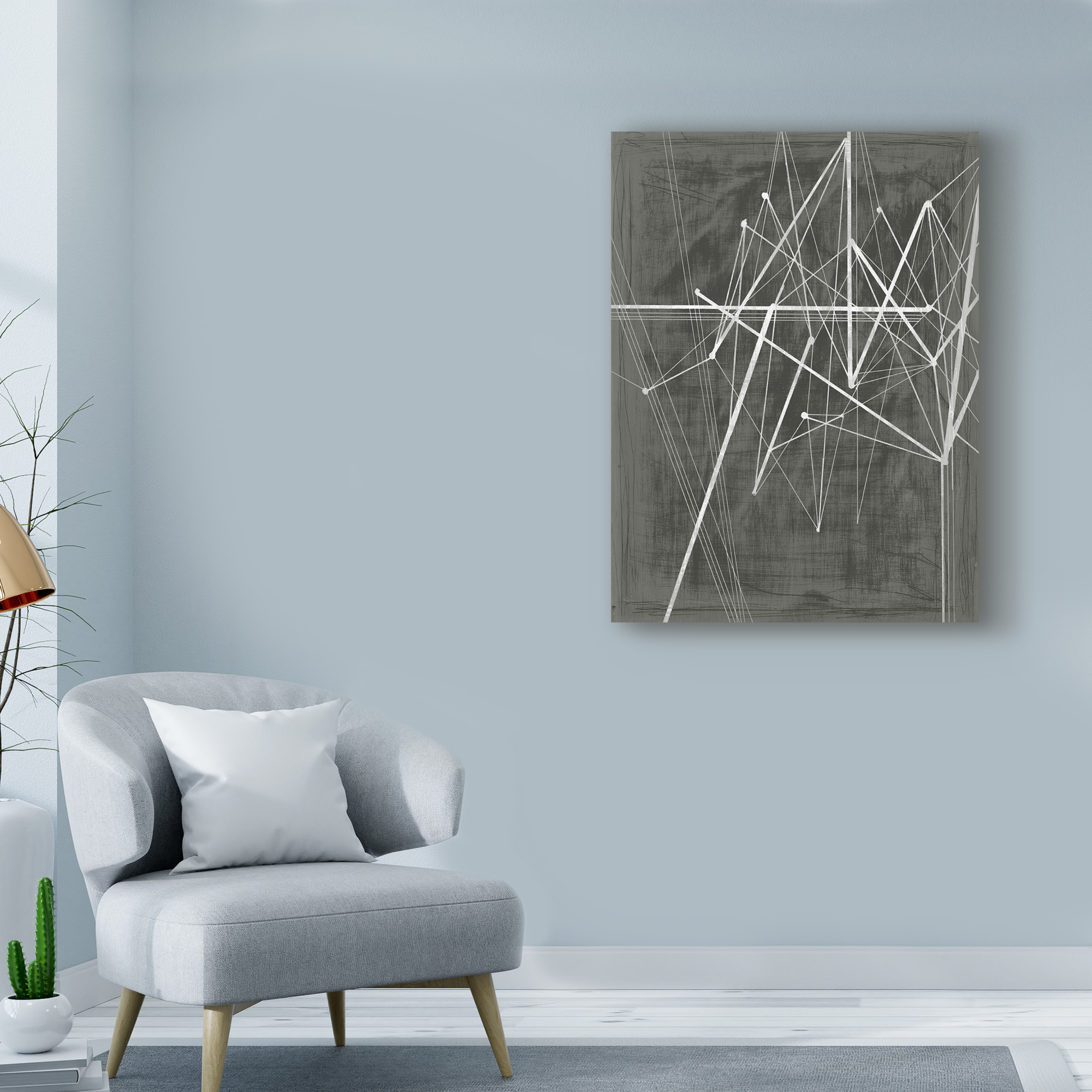 Trademark Fine Art 'UA BR Vertices II' Canvas Art by Ethan Harper