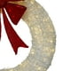 Northlight Pré-Éclairé Arc Rouge Couronne de Noël Artificielle - 36 Pouces, Lumières Blanches Chaudes – image 3 sur 3