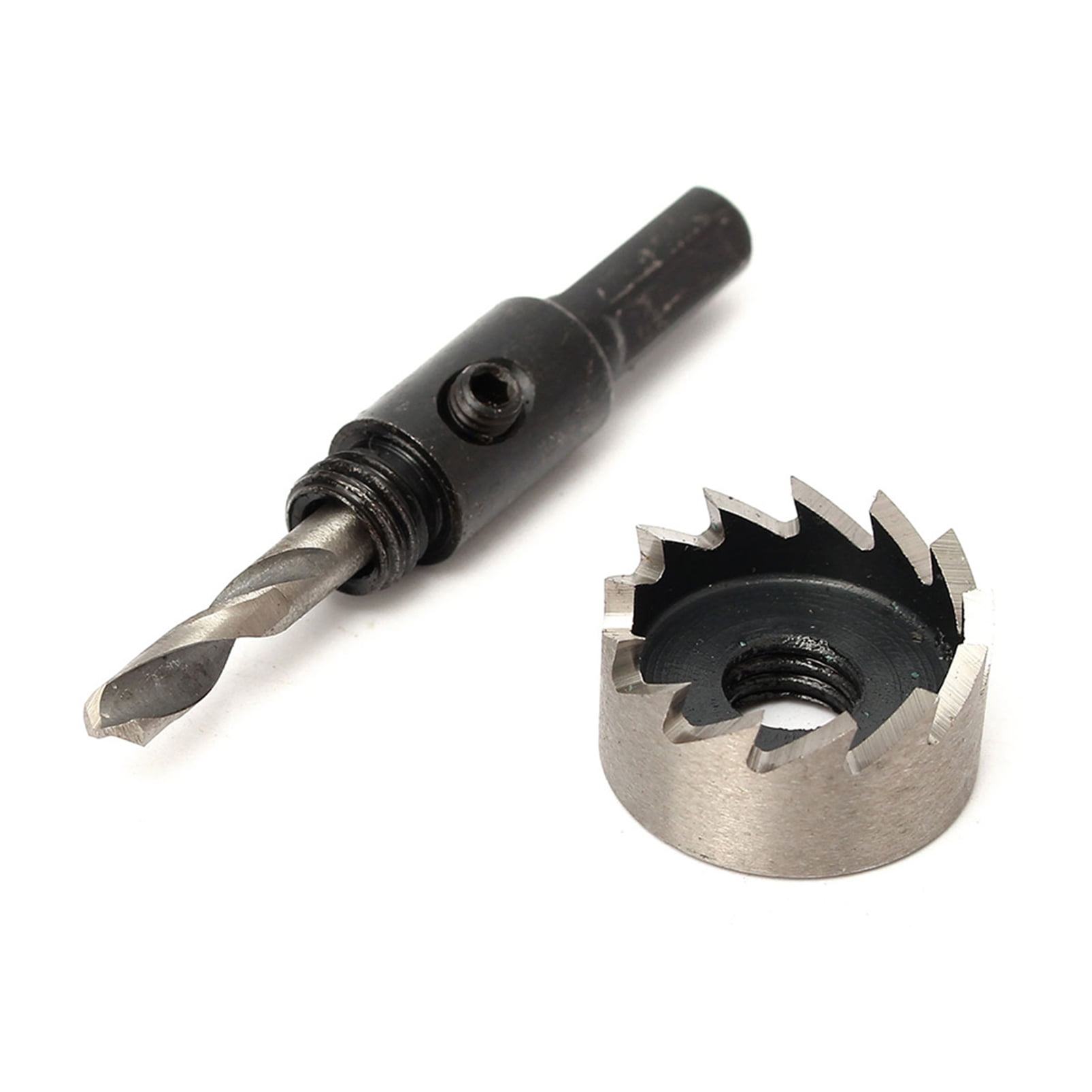Hole 12PCS HSS Drill Bit Hole Saw Tooth Set Stainless Steel Metal Alloy Cutter 15-50mm