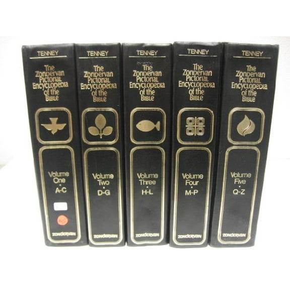 Pre-Owned Zondervan Pictorial Encyclopedia of the Bible, Vols. 1-5, 9780310331889, 0310331889, Hardcover, Second Printing edition