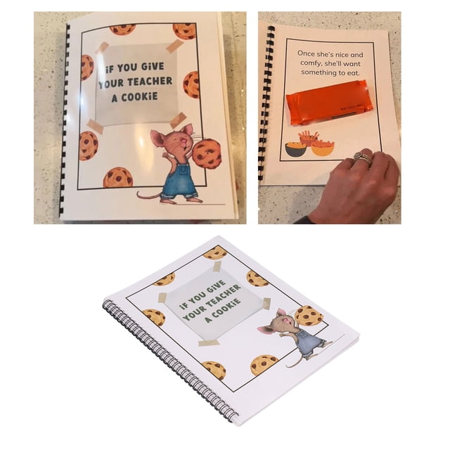 Libro De Agradecimiento Al Maestro, Libro De Galletas De Agradecimiento, Encuadernación Fuerte Para Regalo De Cumpleaños O Festival