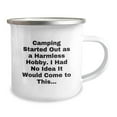 thumbnail image 2 of Funny Camping Gifts from Family - 'Camping Started Out As A Harmless Hobby' Christmas Unique Mug for Camping Lovers, 2 of 2