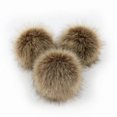 thumbnail image 2 of Chic Fluffy Hat Decoration 12Pcs Natural Plush Pendant for Hats Suitable for Women Kids 8cm in Diameter, 2 of 4