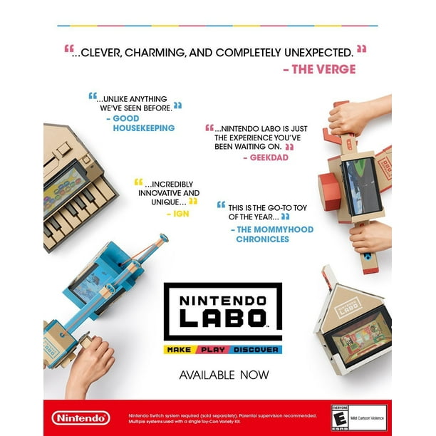 Nintendo Labo Toy-Con 01: Variety Kit [Nintendo Switch] - Walmart.ca