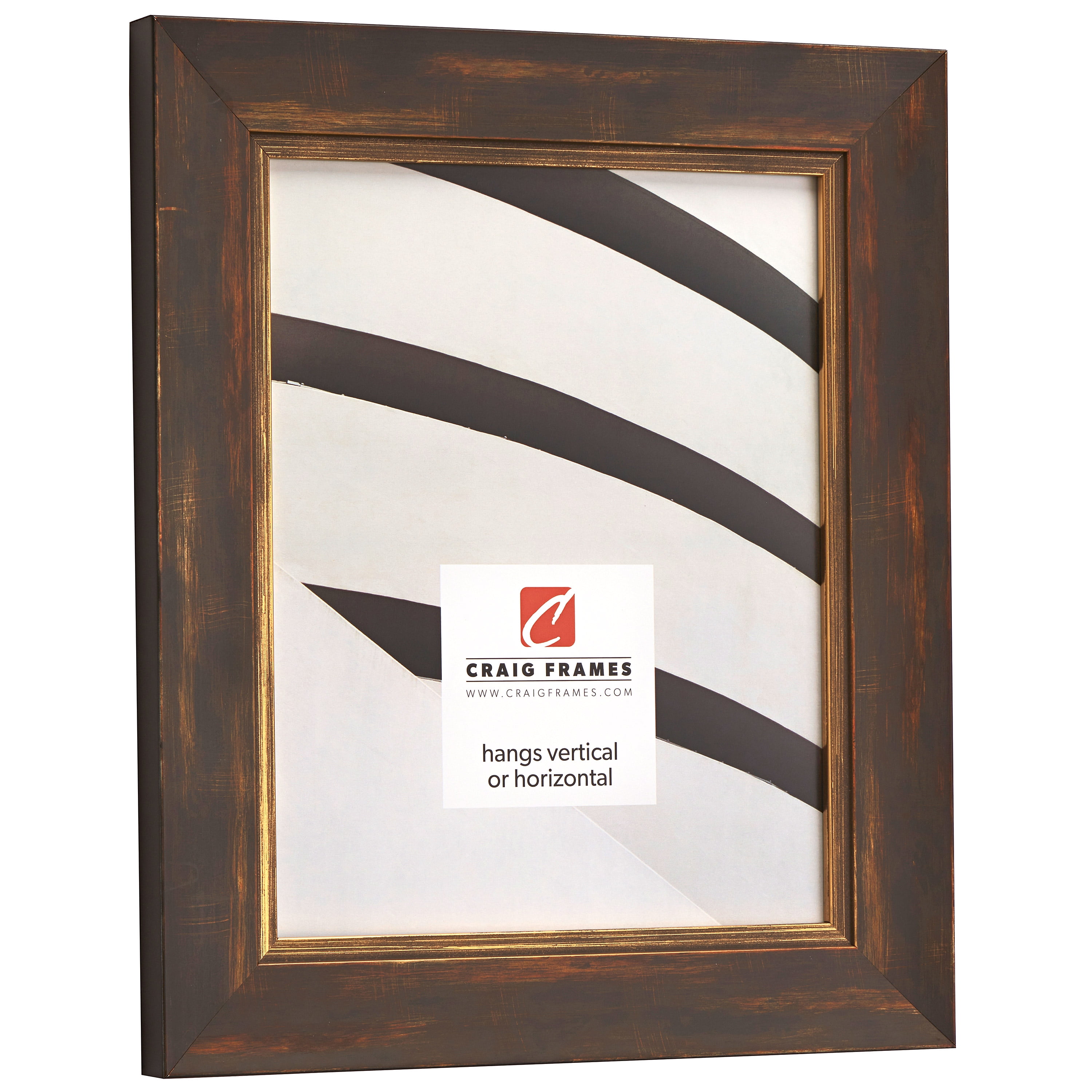 Craig Frames Aristocrat, 22x28 inch Gold and Copper Picture Frame Matted for a 18x24 Photo