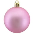 thumbnail image 3 of Northlight Shatterproof Matte Christmas Ball Ornaments 2.5" (60mm) - Bubblegum Pink - 60ct, 3 of 3