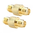 thumbnail image 2 of Easy To Use Coaxial Adapter, 2 Pcs/Set Coaxial Coax Adapter, Durable RF Adapter, For RF Applications Coaxial Cable, 2 of 8