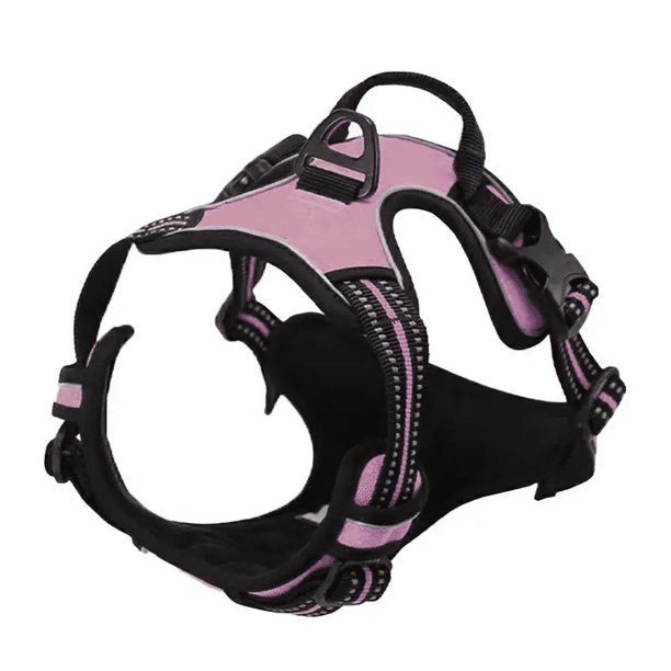 Dog Harness No Pull Pet Harness With 2 Leash Clips Adjustable Padded Dog Vest Dog Walking Harness No-Choke Pet Harness With 2 Metal Rings