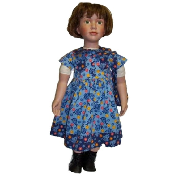 My Twin Doll Blue Flower Dress with Purse