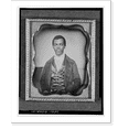 thumbnail image 2 of Historic Framed Print, [Unidentified man with moustache, half-length portrait, full face] - 2, 17-7/8" x 21-7/8", 2 of 9