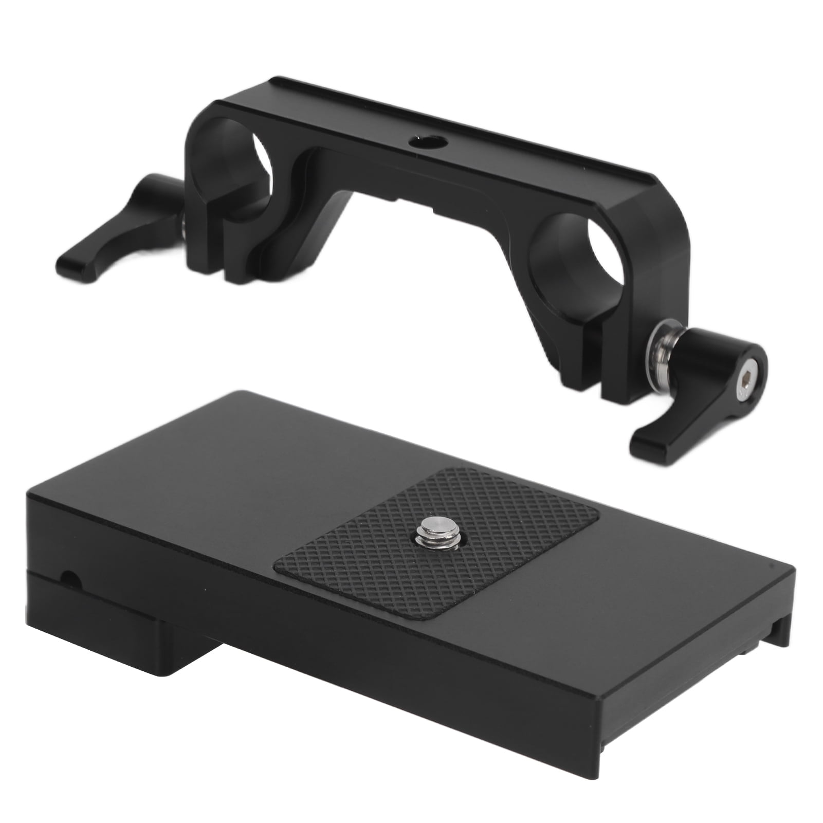 Fugacal F970 Battery Plate,Camera Battery Adapter Plate 15mm Rail Pipe