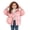 Pink, variant on THDHVS Hoodies for Girls,Girls Solid Thick Quilted Puffer Jacket Hooded Long Sleeve with Bag Set Winter,Girls Hoodies Pink 18-24 Months