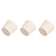 thumbnail image 1 of Tapón de Caucho Sólido con Forma Cónica Único para Tapón de Tubo de Laboratorio 1.14" x 1.46" x 1.22" Blanco 3Pcs, 1 of 5
