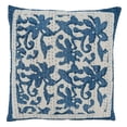 thumbnail image 4 of Kantha Stitch Block Print Cotton Decorative Throw Pillow, 4 of 7