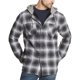 thumbnail image 1 of Chaqueta con capucha resistente a la intemperie para hombre, negro, XX-Large, 1 of 1