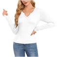 thumbnail image 2 of Fall Outfits for Women 2025 Tank Tops Pack Cotton Workout 3/4 Sleeve Shirts Oversized Oversized Sweatshirt Cotton, 2 of 4