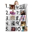 thumbnail image 1 of Fans Of Music, Singer Flannel Blanket, Gift Blanket Nap Blanket Star Blanket--SinKeeU, 1 of 4