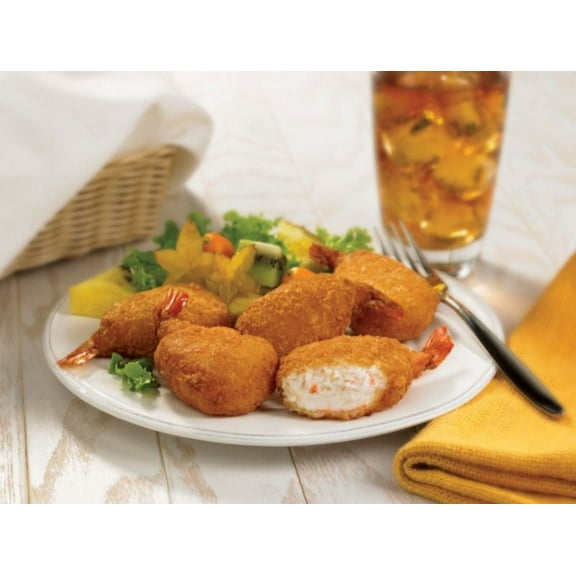 King and Prince Seafood Mrs Friday Gourmet Breaded Stuffed Shrimp, 3 Pound - 4 per case.