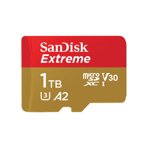 SanDisk 1TB Extreme microSDXC UHS-I Memory Card (Up to 160 MBPs) - SDSQXAV-1T00-GN6MA