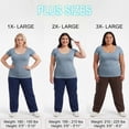 thumbnail image 6 of Essential Basic Scoop Neck Short Sleeve Tee for Women Tshirt -Plus, Mustard, 2XL, 6 of 6