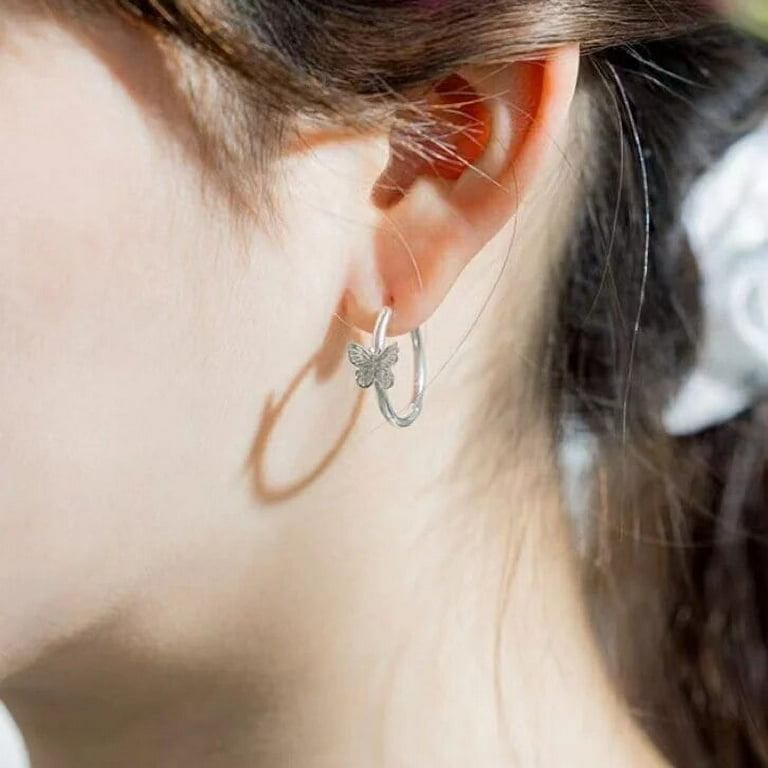 Kpop Idol 2022 DALMAJUNG Earrings for Women Silver Color