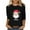 FY1-Green, variant on VKOYWKM Women's 3/4 Sleeve Tops Christmas Shirts Xmas Santa Graphic Tees Casual Crewneck Holiday T Shirts Christmas Gifts for Women