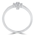 thumbnail image 3 of Pompeii Diamond Cross Ring 1/6 cttw 10k White Gold (I/J,I1-I2), 3 of 4