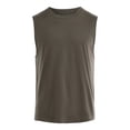 thumbnail image 5 of Athletic Works Men's and Men's Big & Tall Tri-Blend Muscle Tee, Sizes XS-4XLT, 5 of 5