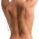 thumbnail image 1 of Verano playa multicapa cuerpo cadena bikini metal arnés cruz bralette Ches, 1 of 5