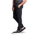thumbnail image 2 of Victorious Men's Slant-Pocket Skinny Jogger Twill Pants JG876 - Charcoal - Large, 2 of 5