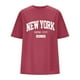 thumbnail image 3 of Camiseta Corta con Cuello Redondo Y Gota Del Hombro para las Mujeres, 3 of 5