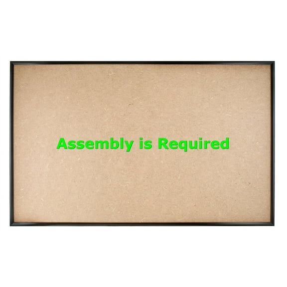 Quadro Frames 15x25 inch Picture Frame, Black, Style P375-3/8 inch Wide Molding