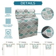 thumbnail image 6 of Turquoise Grey Geometric Moroccan Retro Table Runner Home Wedding Table Mat Centerpieces Decoration Party Dining Long Tablecloth, 6 of 6