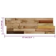 thumbnail image 2 of vidaXL Wall Cladding Panels Wall Covering Panels Wood Planks Recycled Teak, 2 of 9