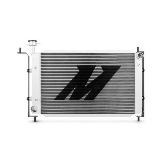 Mishimoto MMRAD-MUS-94B Bracketed Aluminum Radiator Fits Ford Mustang 1994-1995 Silver
