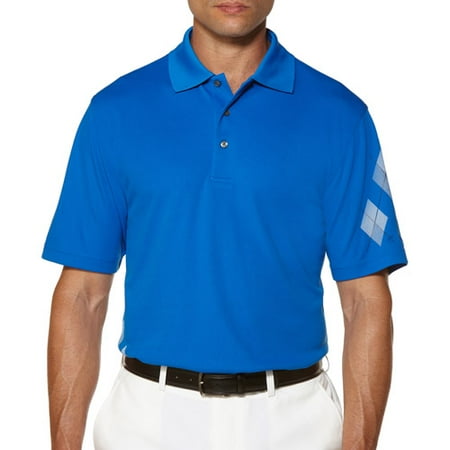 Ben Hogan's Men's Short Sleeve symmetrical Argyle Polo