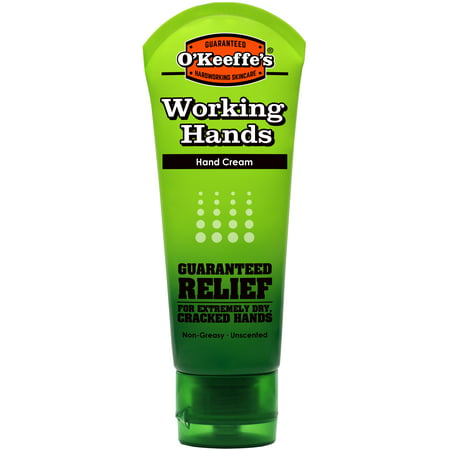 O'Keeffe's Working Hands Hand Cream, 3 oz. Tube (Best Unscented Hand Cream)