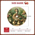 thumbnail image 2 of Lukts Mallard Duck And Flowers Print Color Life Christmas Tree Skirt, Winter Holiday Tree Mat Decoration ,Can be Used as A Shawl-30", 2 of 6