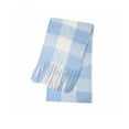 thumbnail image 5 of SUXIAN Women's Winter Scarf Stylish Geometric Design Versatile Light Blue One Size, 5 of 5