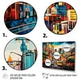 thumbnail image 3 of Designart "Pop Art of Sydney City" Cityscapes Canvas Wall Art, 3 of 5