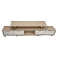 thumbnail image 5 of Mueble de TV multifuncional de madera expandible de 80 a 135 cm, mueble de TV deformable, soporte de entretenimiento para sala de estar y dormitorio, 5 of 15