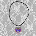 thumbnail image 4 of Collier Punk Mode Grand Pendentif Cœur Coloré pour Femmes Filles, 4 of 5