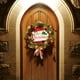 thumbnail image 3 of Ilumina de Navidad Guirnaldas de para la Blanco Macarena Corona de invierno, 3 of 8