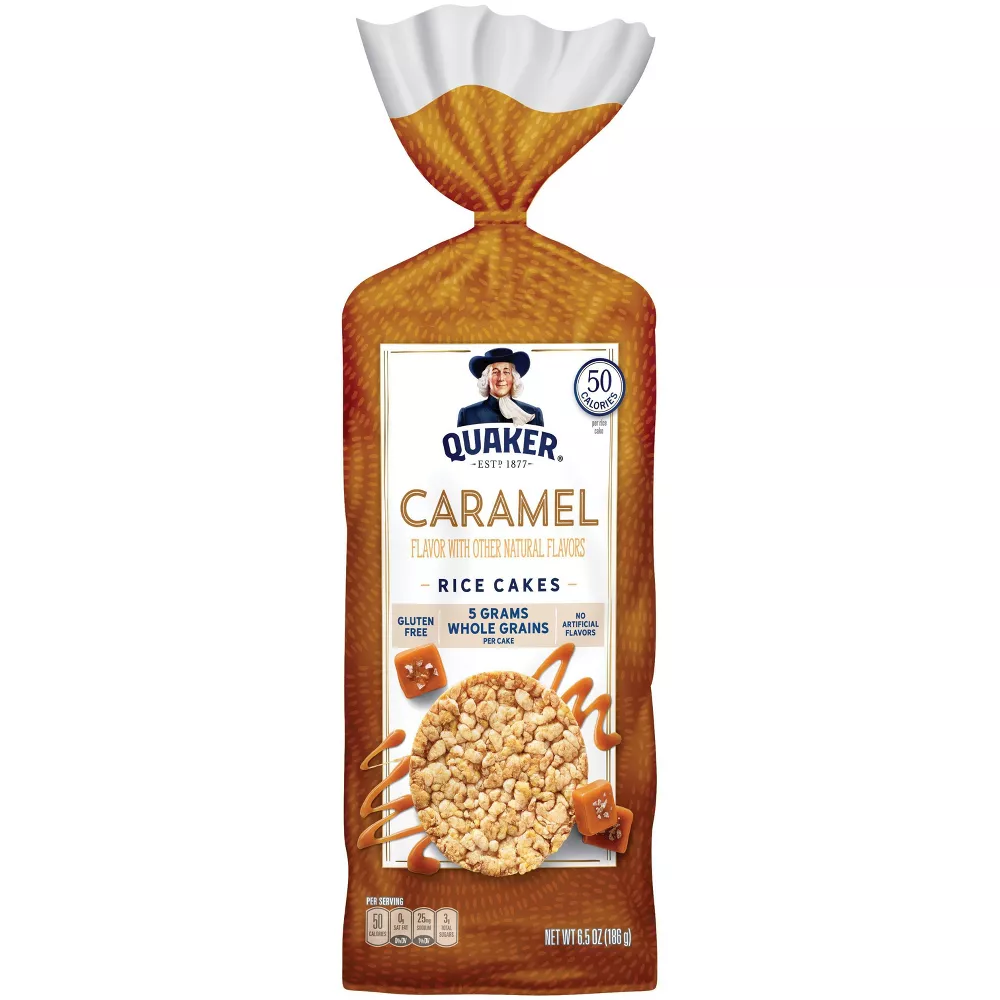 Quaker Caramel Corn Gluten Free Rice Cakes - 6.5oz paack of 4