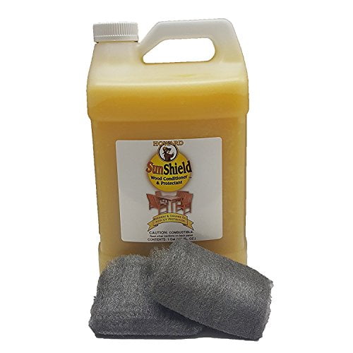 Howard Sun Shield Outside Wax For Wood Gallon With Uv Protection Protect Outdoor Furniture From And Moisture D Com Howard Sun Shield Outside Wax For Wood, How To Protect Outdoor Furniture From Sun