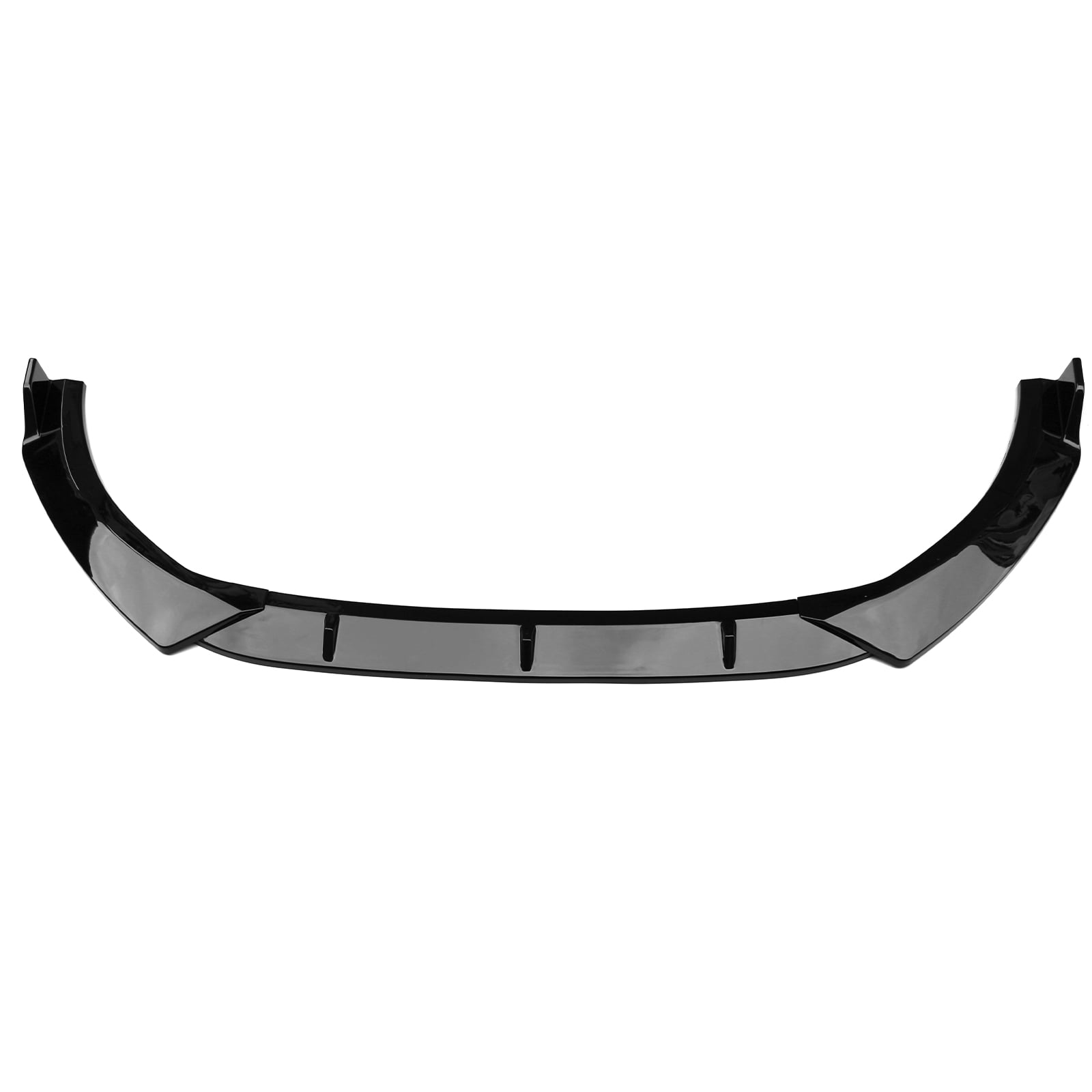 Ikon Motorsports Front Bumper Lip Compatible With 2021-2024 Kia K5 Gloss Black 3PC PP Polypropylene Front Lip Lower Chin Spoiler Splitter