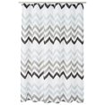 thumbnail image 1 of Fabric Shower Curtain - 72 x 72 Inch, Gray Ombre Chevron, 1 of 5