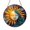 Acrylic 3.5 Inch, variant on Artistic Sun Motif Stained Glass Suncatcher – Colorful Window Decor